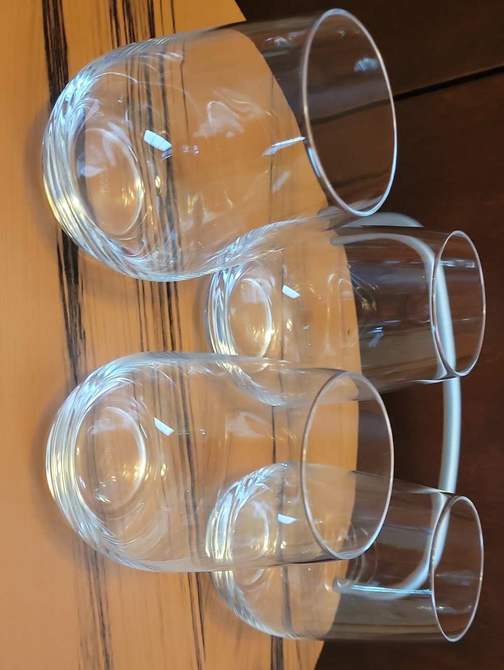 4 Pc. Schott Swiesel Stemless Wine Glasses